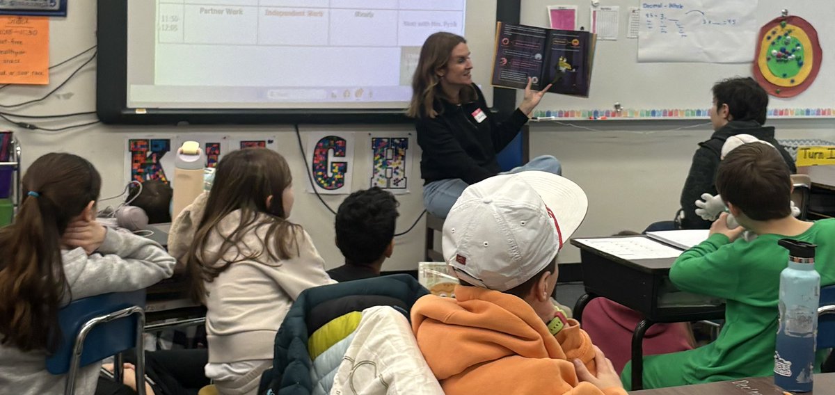 AmandaY40153090's tweet photo. 🎶The most wonderful day of the year🎵@litworldsays World Read Aloud Day! 📖In person visits from local librarians & fire fighters and virtual visits from authors around the 🌍#Knightsread #knightpride #WRAD2026 https://t.co/ZOARrE8BGN