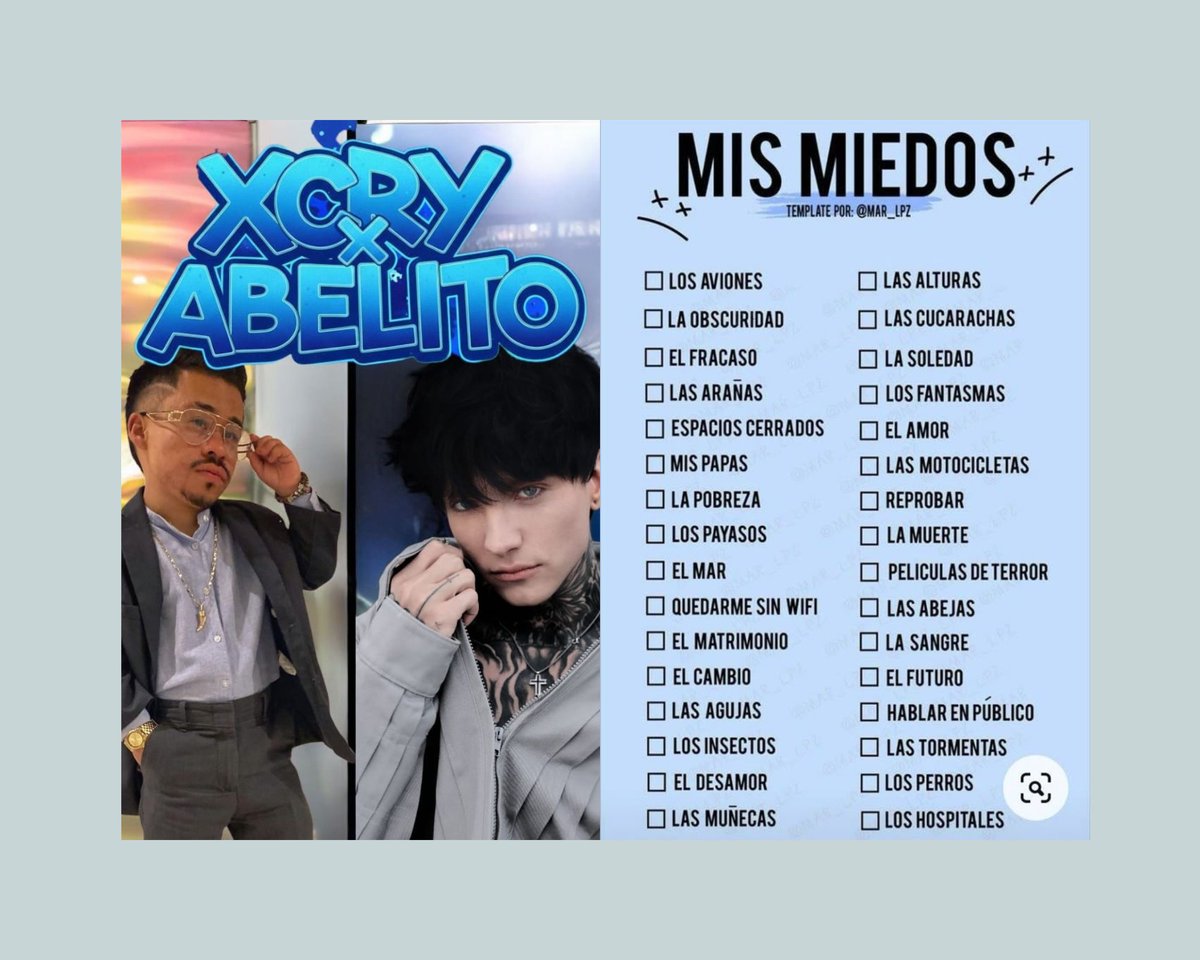 Iniciamos tendencia con todo!!
Tu crees que estos peligrosos le tengan miedo a algo??
Responde y no olvides la tendencia
XCRY X ABELITO