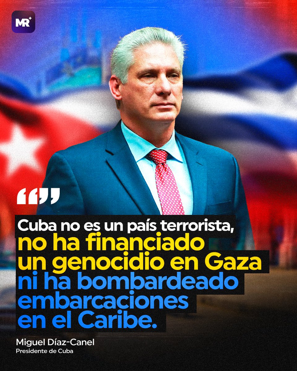 El presidente Miguel Díaz-Canel reafirma que la isla respeta la soberanía de los pueblos y busca el diálogo basado en respeto mutuo, sin presiones ni injerencias externas. 🇨🇺