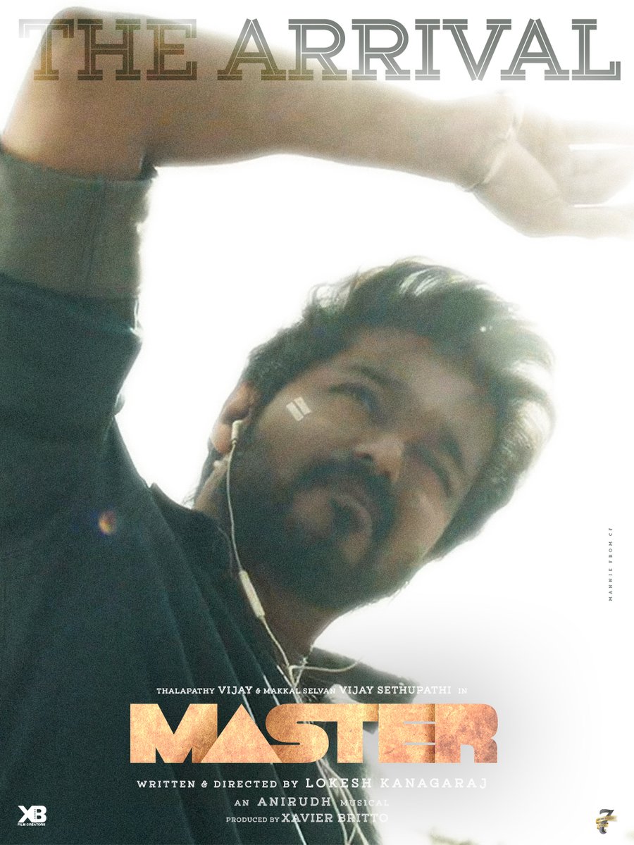 Celluloid_Folio's tweet image. 31/365 🔥                     
Master.. 365 Days.. 365 Posters..                         
#ThalapathyVijay @Dir_Lokesh #Master