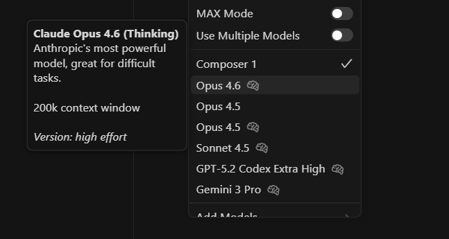 dancodedev's tweet photo. OPUS 4.6 https://t.co/gnTN36zDEt