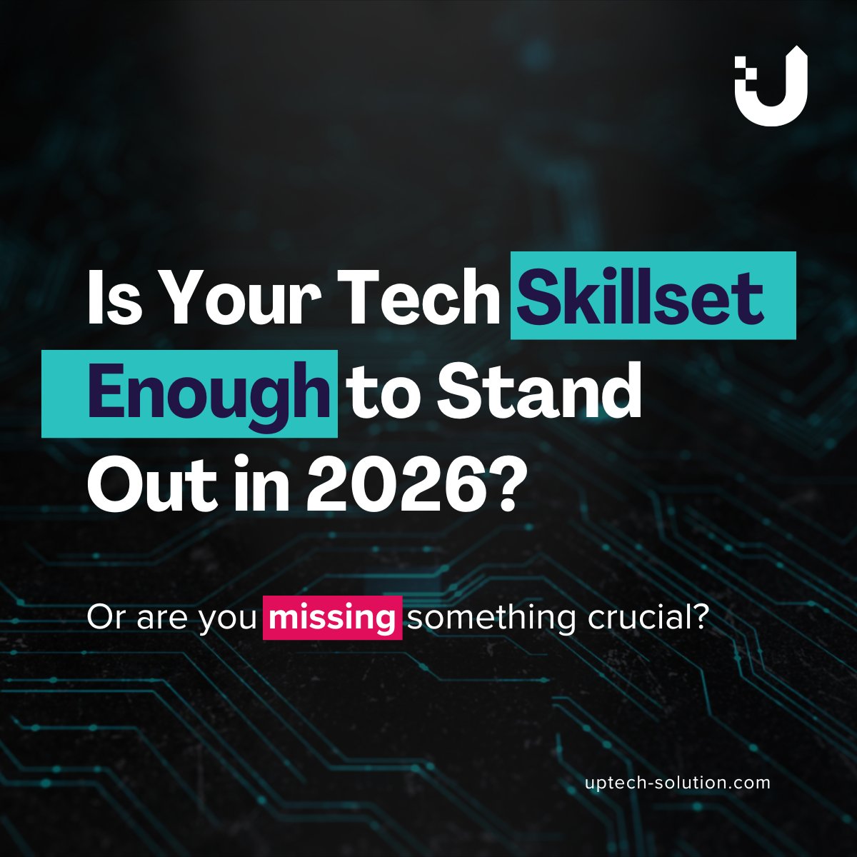 Top tech hires aren’t decided by stack alone.

When skills are equal, companies look at how you think: problem-solving under pressure, clear communication, learning mindset, collaboration, and ownership.

That’s what actually tips decisions.

#TechHiring #UpTechSolution