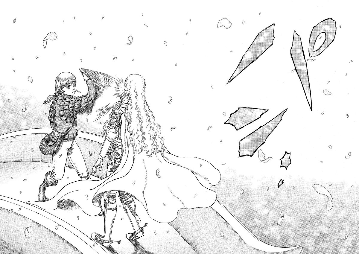 DarkHorseComics's tweet photo. The slap heard around the (astral) world...

Panel comes from #Berserk Deluxe Edition Volume 13 by the legendary Kentaro Miura, available wherever you buy manga.

#DHManga https://t.co/oBrRFl8zPh