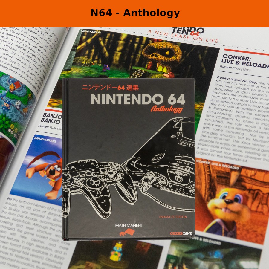 DragonBoxShop's tweet photo. Nintendo64 Anthology Enhanced Edition
360 pages, 388 game reviews. Everything you need to know about Nintendo 64!
https://t.co/wNV6mc8WCB
#books #n64anthology #geeksline #retrogaming https://t.co/S2WlbLUB4e