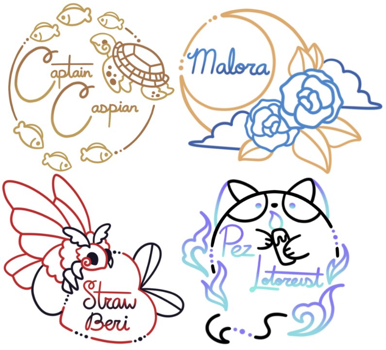 Turning #VTuber / OC Designs into:
Simple Watermarks ✨

LIKE ❤️
RETWEET 🔁
DROP PNG 🗨️

#VGen PORTFOLIO PRACTICE 🍏