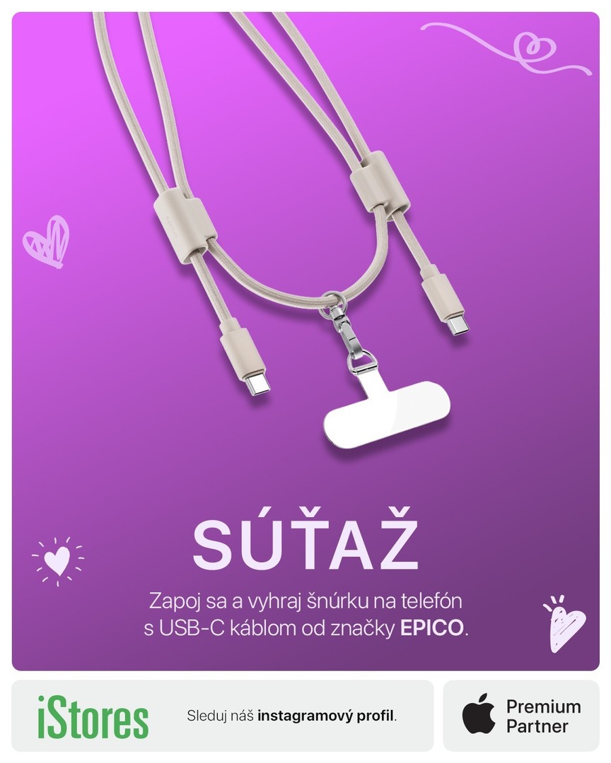 💝 Valentínska #SÚŤAŽ 💝

🩷 Vyhrať môžeš šnúrku na telefón s káblom USB-C na USB-C od značky #EPICO. Kombinuje elegantný štýl s plnou funkčnosťou. Umožní ti mať telefón neustále pri sebe a zároveň pripravený na rýchle nabíjanie výkonom až 60 W.

🩷 SÚŤA… instagr.am/p/DUYrBbVE0lu/