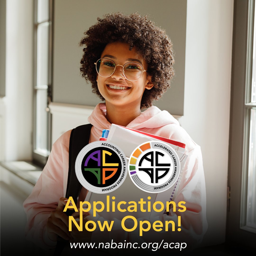 LouisvilleNaba's tweet photo. ACAP applications are open for 2026! ​

You can support the next generation by:​
• Sharing the student application​
• Serving as paid program staff​
•Sharing your experience with ACAP​

Learn more at https://t.co/0GXAJcBBpg. https://t.co/4MXnQMDLQH