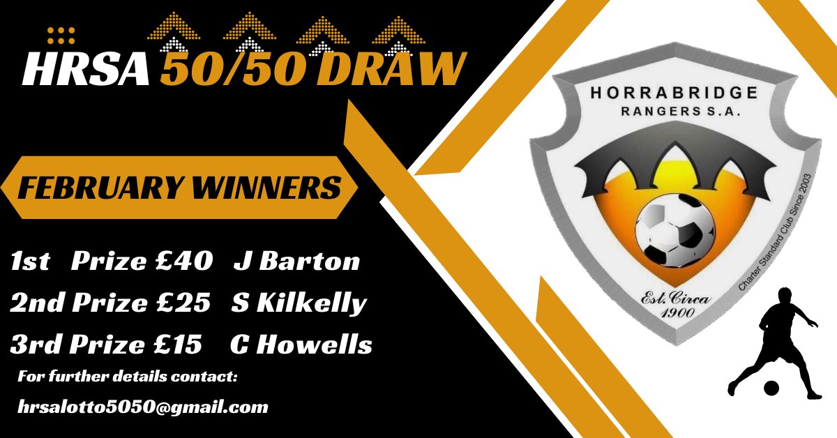 HorrabridgeRSA's tweet photo. Congratulations to our February winners.👏 https://t.co/vaWi2LLHtP