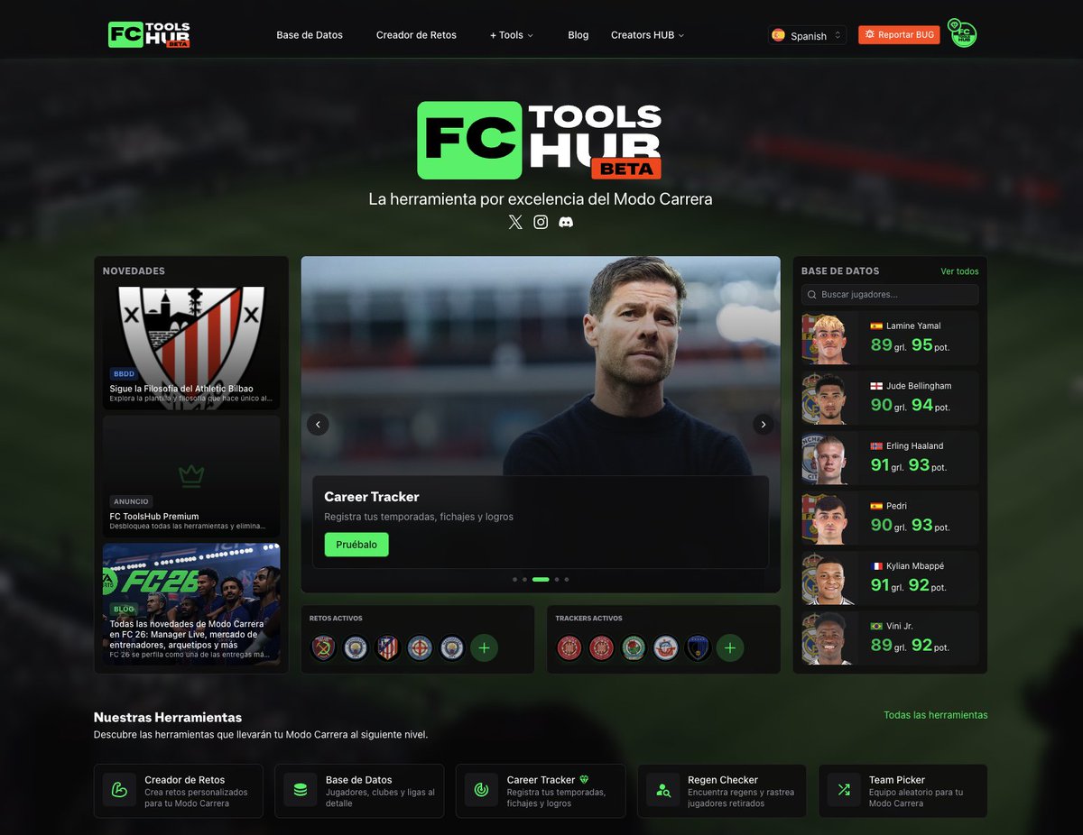 FC Tools Hub | Modo carrera en Español tweet media