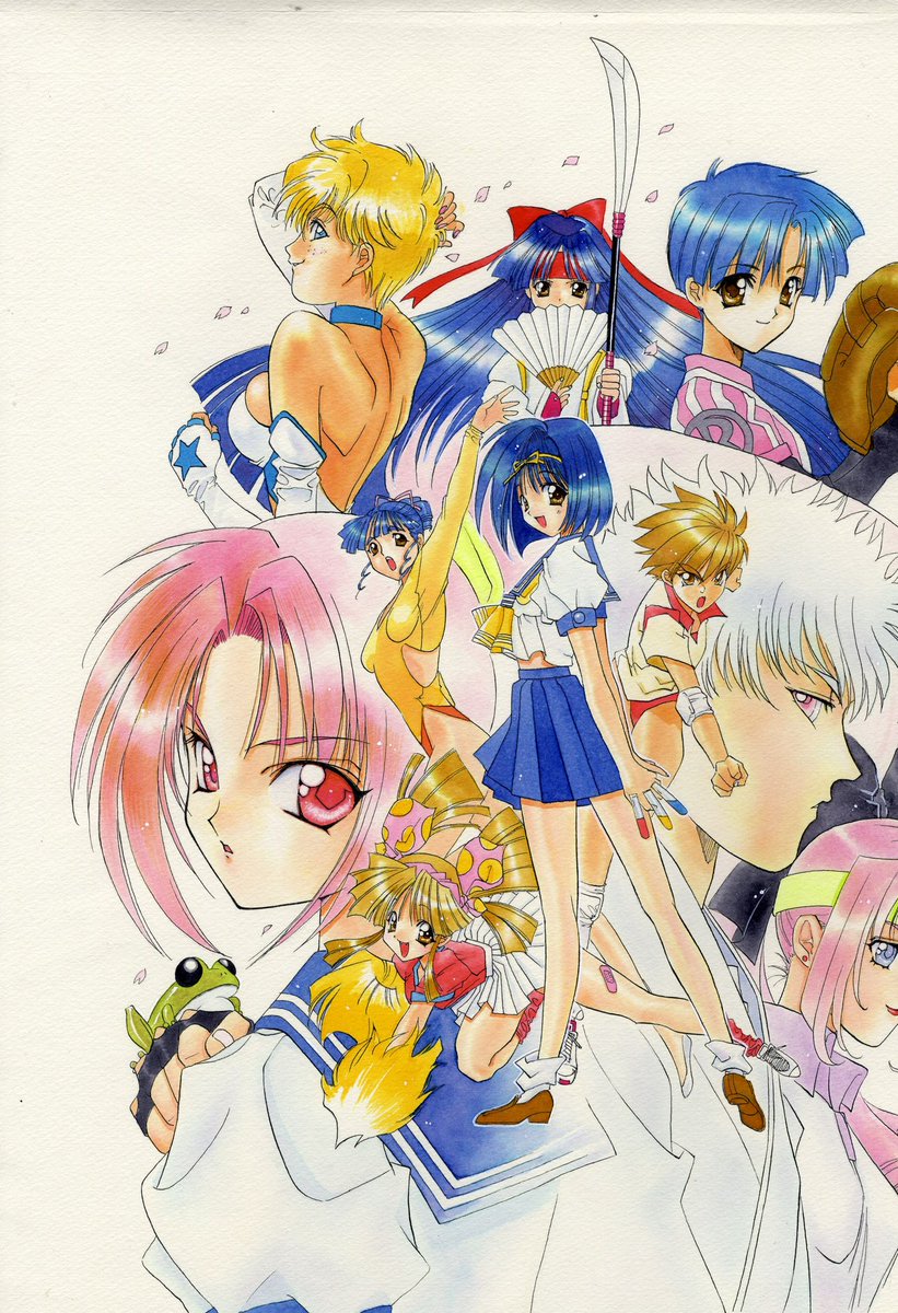 1994年 格闘ゲーム「あすか120%」エクセレント パッケージイラスト