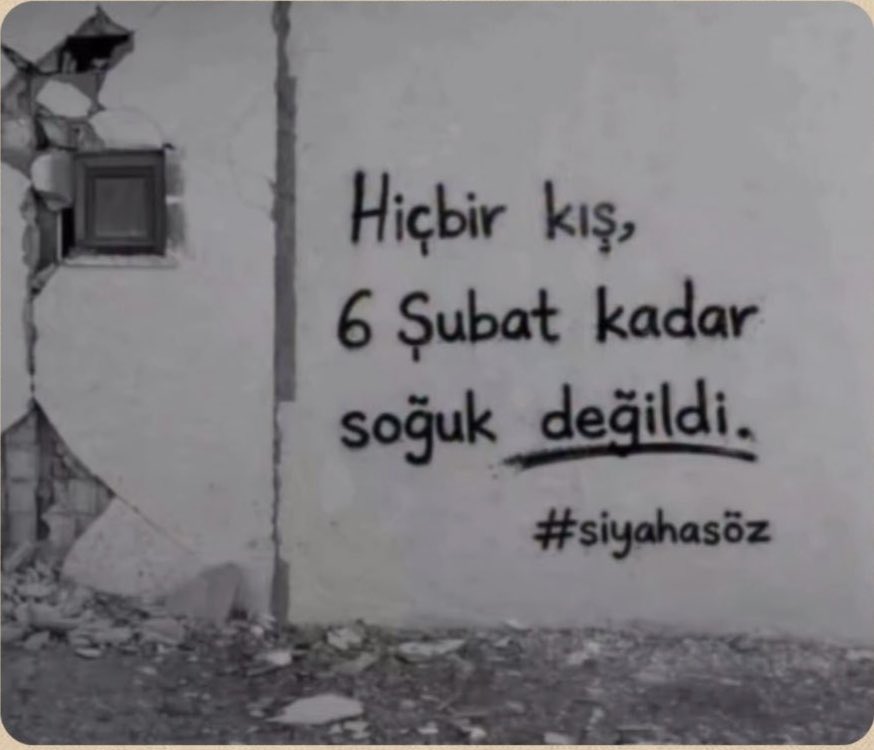 “Unutmak yok! Affetmek yok! Helalleşmek yok!”

#6subat2023 
#6subatdepremi