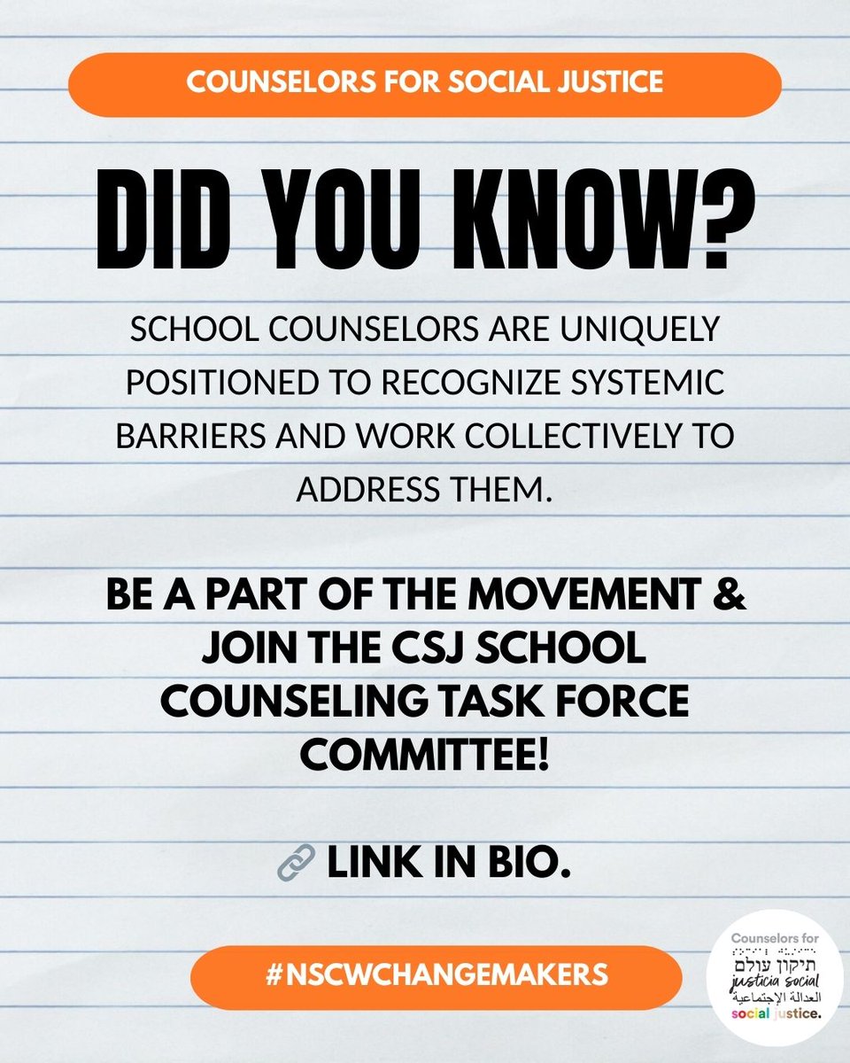 Counselors for Social Justice tweet media