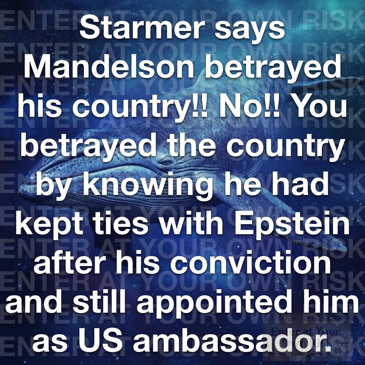 Starmer,  you've failed....