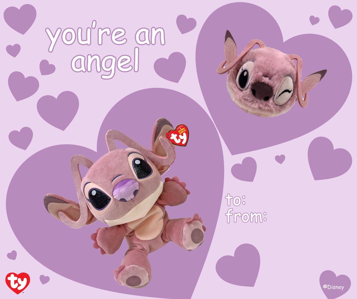 TyInc's tweet photo. Tag the Angel to your Stitch 💜 @DisneyFamily #DisneyFamily #Disney #Angel #LiloAndStitch https://t.co/VnzQswhd6o