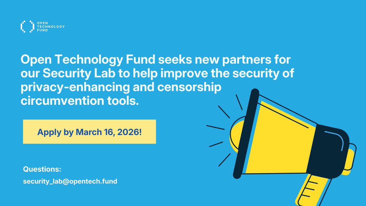 Open Technology Fund tweet media