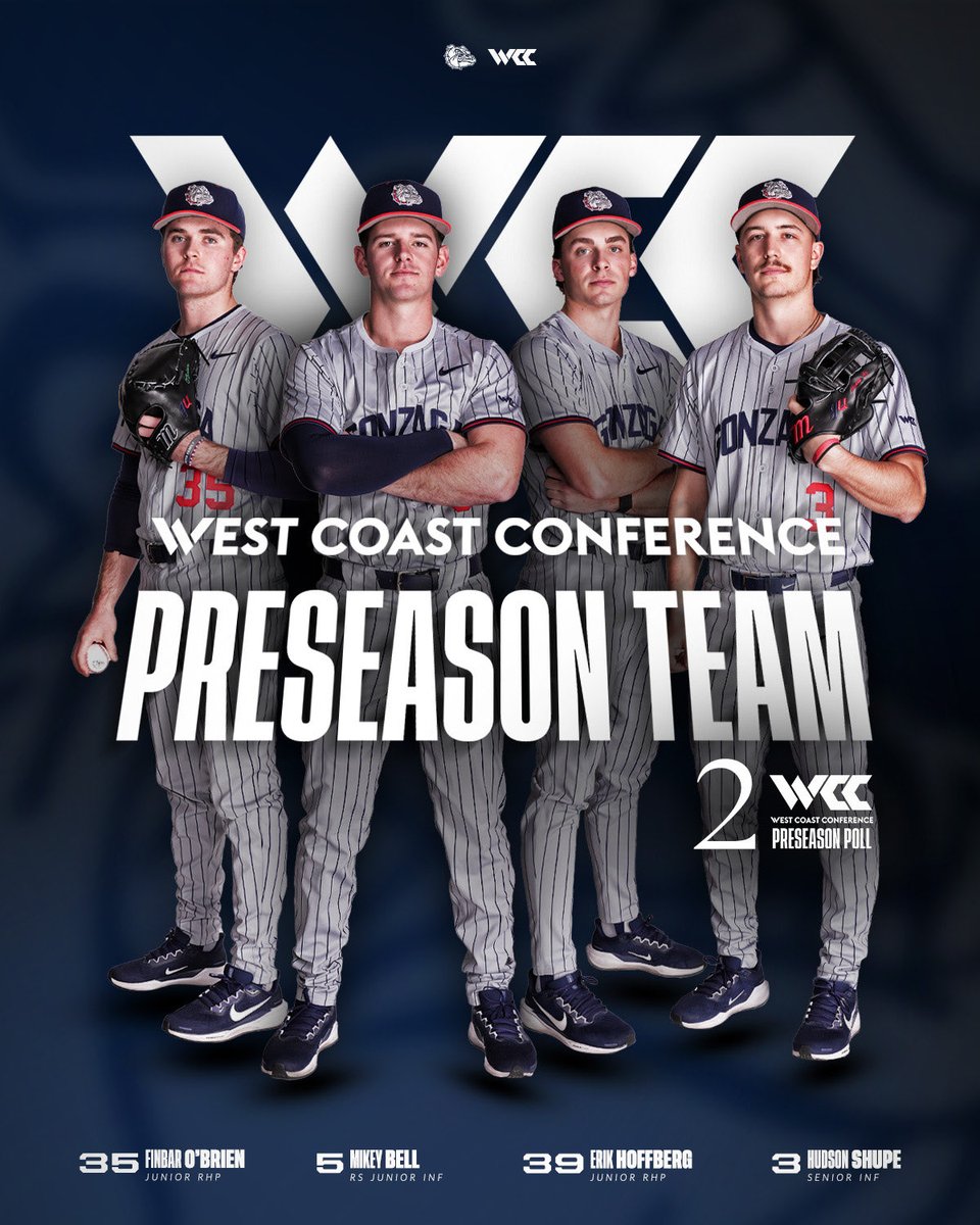 ZagBaseball's tweet photo. Ready for the last dance in the WCC #GoZags #GDTBAZ https://t.co/MENIxtzxCS