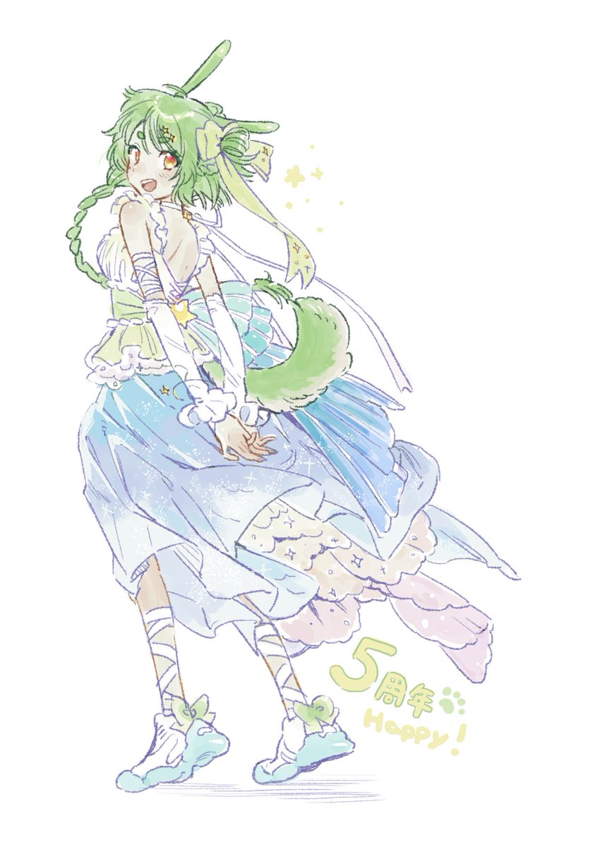 #ArtforGreen
五周年繪茶！おめでとう！⭐️