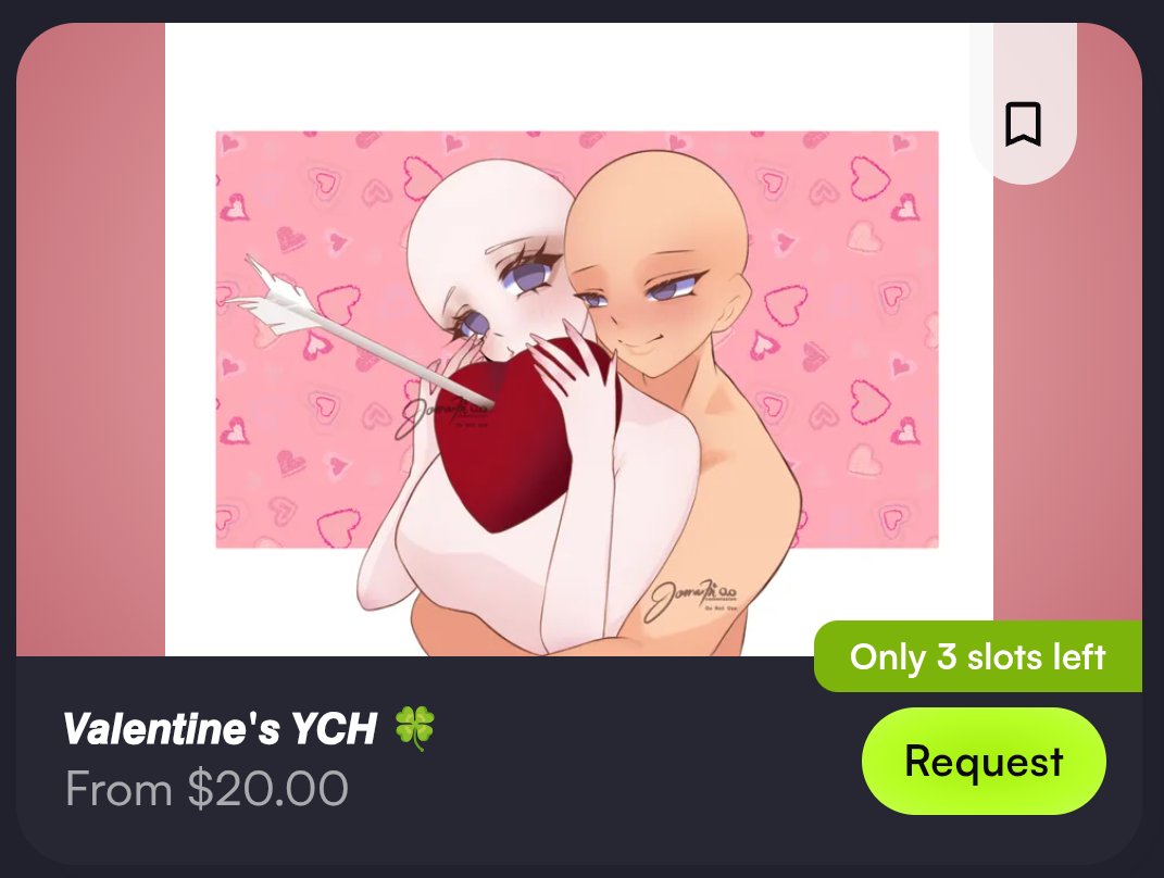 farcry_O_o's tweet photo. Ayoooooo♡´･ᴗ･`♡
𝙑𝙖𝙡𝙚𝙣𝙩𝙞𝙣𝙚'𝙨 𝙔𝘾𝙃 is now Open(⁠⁠´⁠ω⁠｀⁠⁠)

Would you like to take a slot ?👉👈
https://t.co/oLkXrqCRId

#smallartists #Vtubers #commission https://t.co/XXl38gITmC
