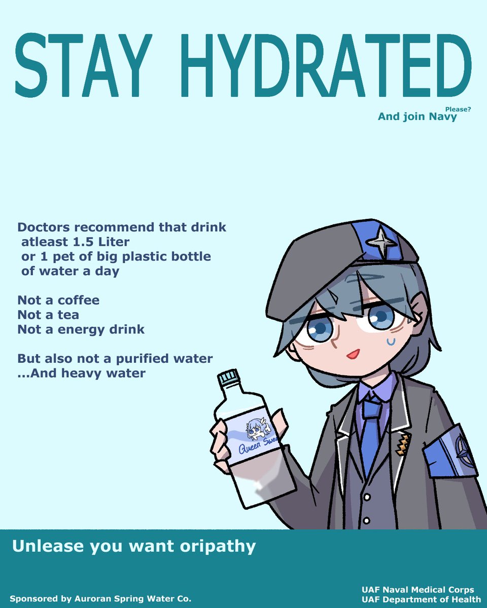 Azka_work's tweet image. Another practice
And
DRINK!!! WATER!!!!!