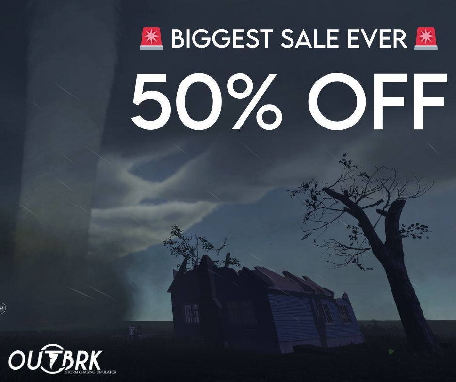 OUTBRK - Storm Chasing Simulator tweet media