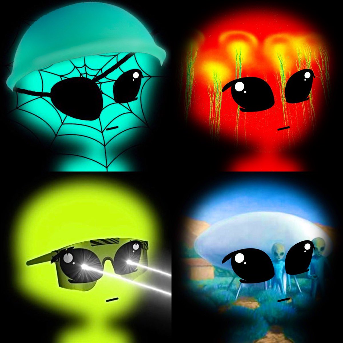 CryptoNunks's tweet photo. gm/ogs One of the best things about eARTh is Art! / #XNunks #Auras #NE01s #AlienArt #NeoPopArt Gaia 2/5D ∆©˚ https://t.co/3VlVBYITPV
