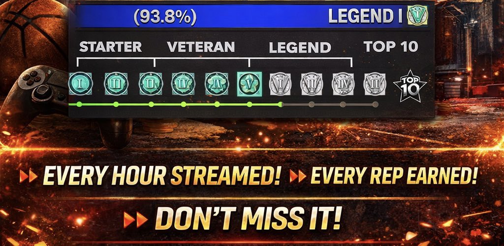 The countdown begins ⏳

Every hour streamed. Every rep earned.

HITTING LEGEND FOR THE 6TH TIME THIS SATURDAY 🏆 

History loading… don’t miss it. twitch.tv/aleea