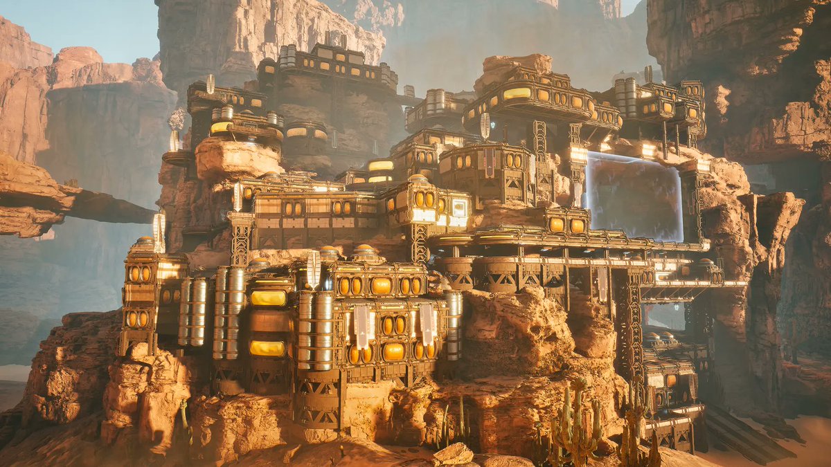 TheSurvivalBob's tweet photo. Bob the Builder is Back on https://t.co/FA90L50E6d checking out the New Smuggler Building Set in @DuneAwakening! I've also got a few DLC codes to raffle off for the last two DLCs. Pic for reference...I can't build this good. #SponsoredStream https://t.co/lMcHJJVYU1