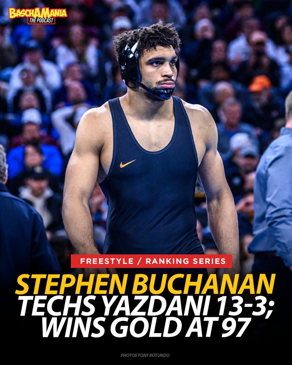 JustinJBasch's tweet photo. Stephen Buchanan just big-dog'd Yazdani! Teched him 13-3 in the Ranking Series Finals to win Gold at 97kg. https://t.co/Ffxl9Js5wh