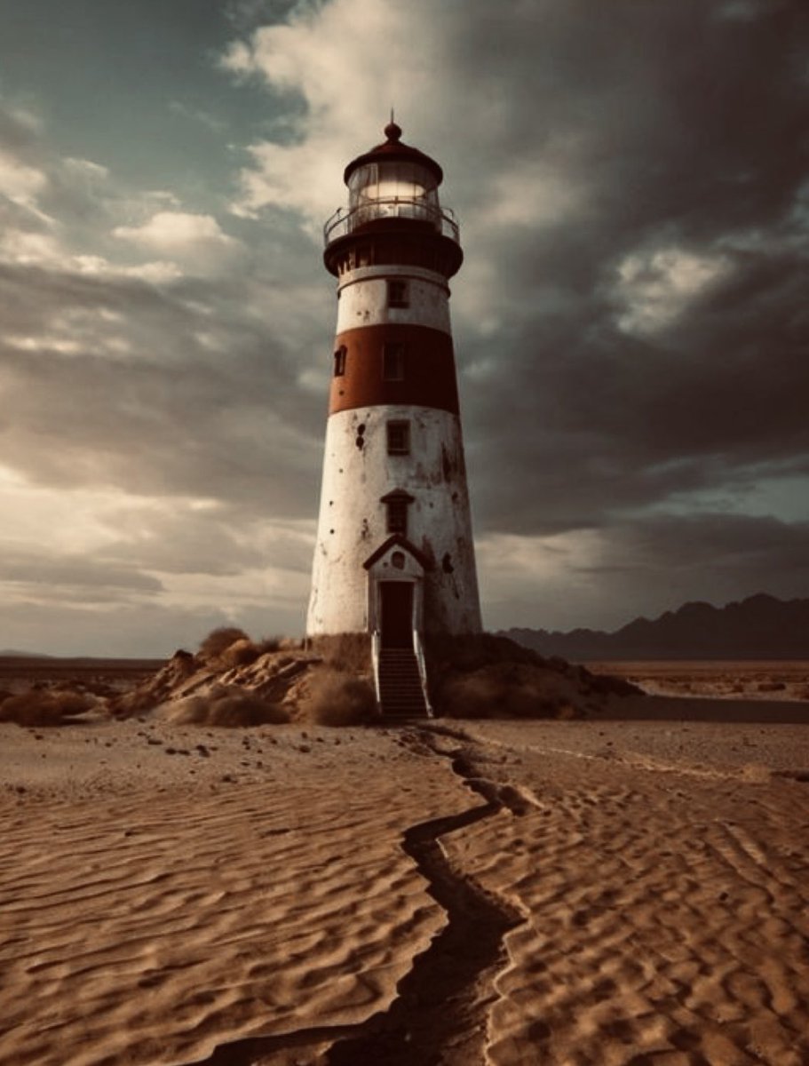 Hacía años que el mar se había secado, y, aún así, cada noche el faro encendía su luz. 
"Nunca se sabe", se decía el farero.

Esperanza ….