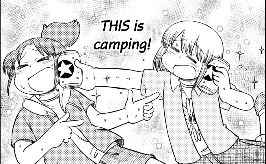 MidoriNagumo's tweet image. Daily Nagumo N°243

THIS is Camping!