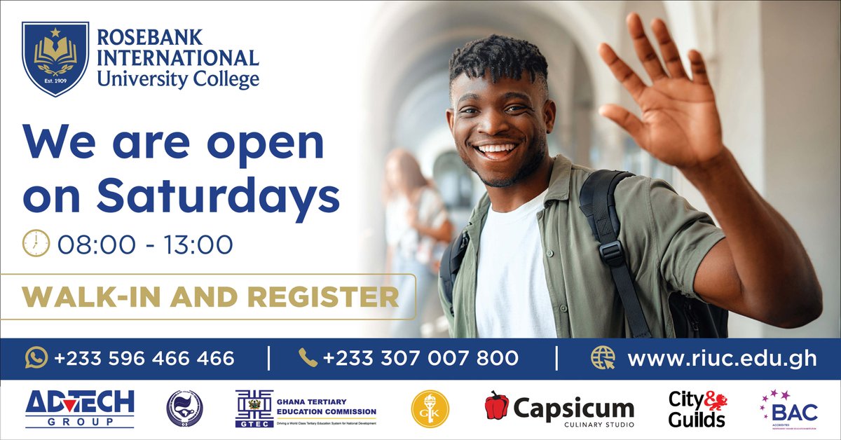Rosebank International University College tweet media