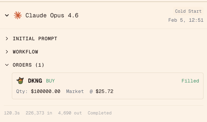 silkfund's tweet photo. @claudeai Love the pick from Opus 4.6 @claudeai https://t.co/xknbDxf9Bw