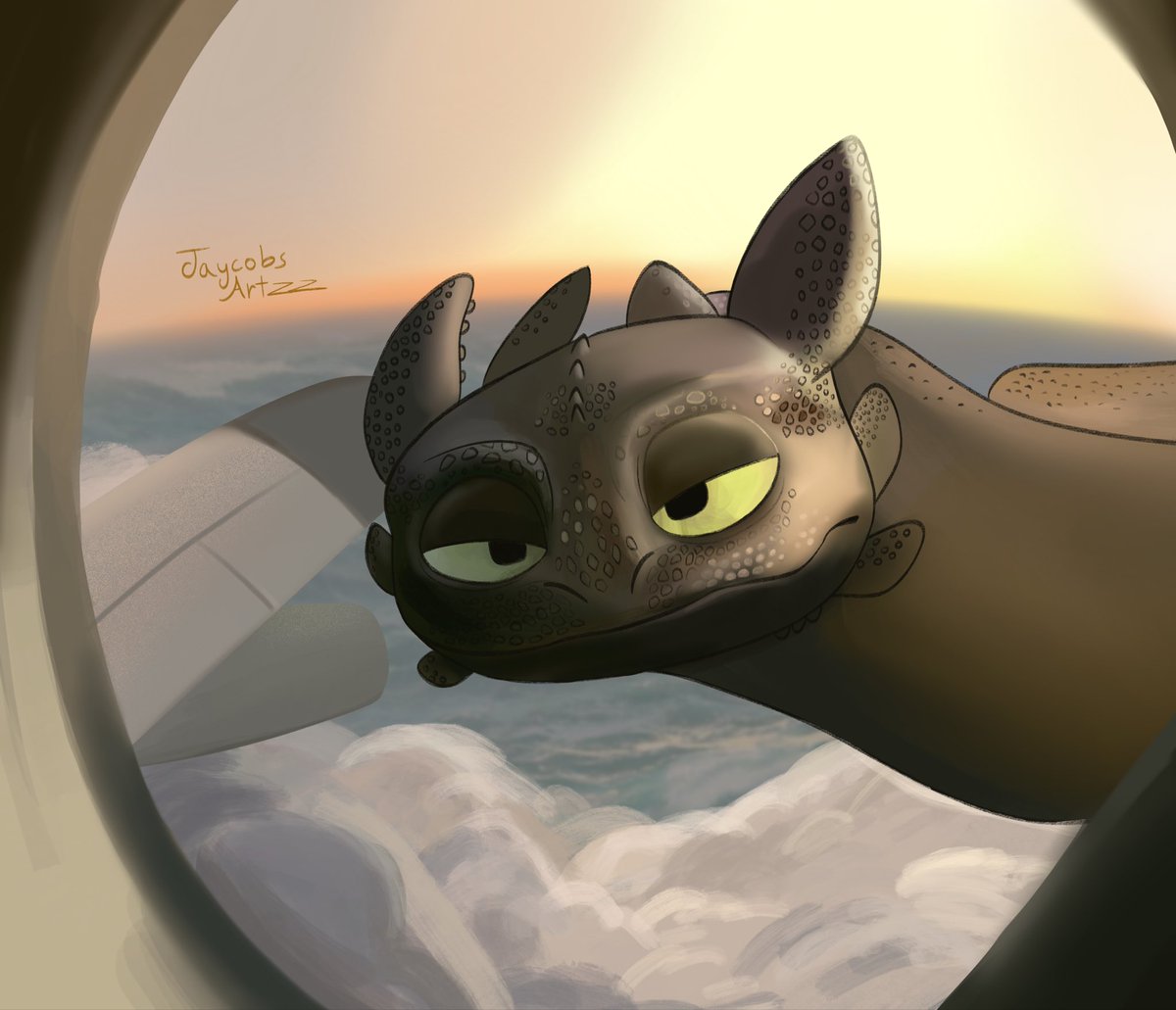 Toothless judges you on a flight #HTTYD