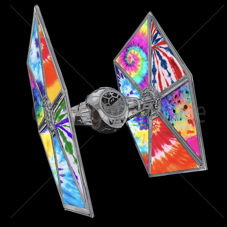 dilljoe's tweet photo. @trekonlinegame Is it a tie-dyed TIE Fighter? 😅 https://t.co/fNfIHgvRZx