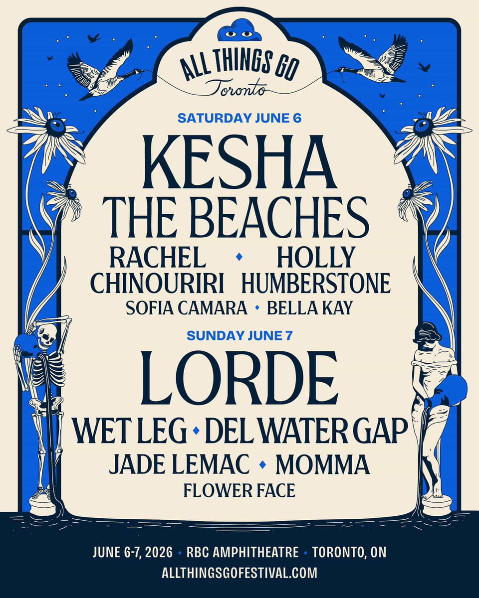Kesha is headlining All Things Go Toronto!

Presale tickets are available now with the code 'ATGTORONTO26' allthingsgofestival.com/toronto