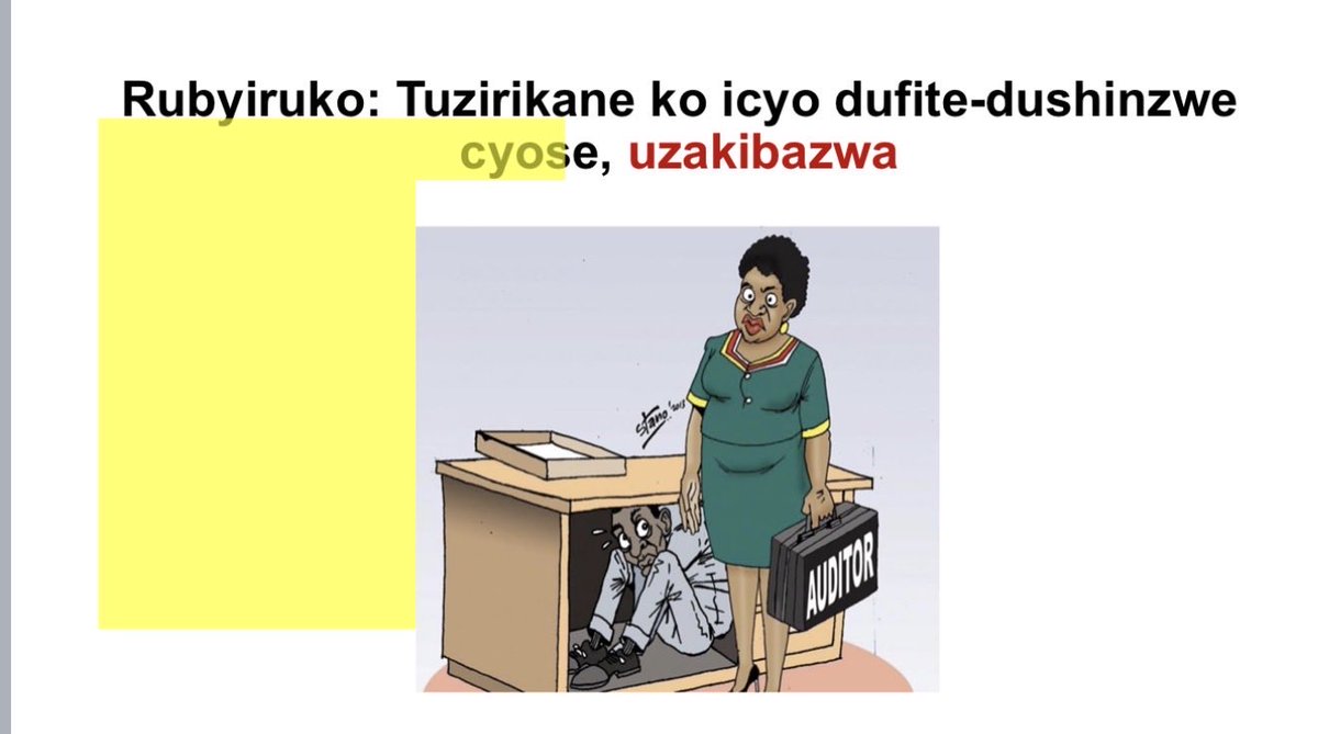 jnabdallah's tweet image. Hari abo nabonye bitiranya #Umushyikirano no kubaza inshingano #Leta n’abayobozi gusa: #OYA  
#Twese (abayobozi, abikorera, abahinzi, abakozi, abagitegereje imirimo,…) ni #inama yacu.

1)- Kuki dutanga serivisi mbi?
2)- Kuki twiyandarika?
3)- Kuki turebera umwanda?

Twese👇🏿