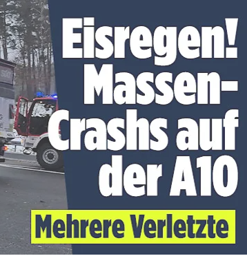 Man muss sehr, sehr dumm sein, um bei -2 Grad und starkem Regen schneller als 20 km/h zu fahren.

Vielleicht reicht aber auch nur ein deutscher Pass.