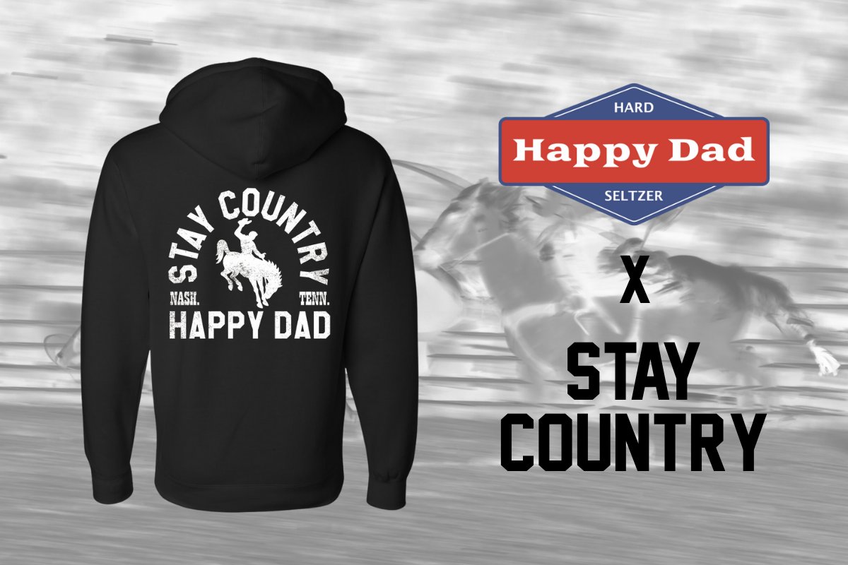 StayCountry's tweet photo. Our new collab hoodie with @happydad just dropped.  Get yours now!  https://t.co/In5RsvIxxS https://t.co/Wside1Ds9H