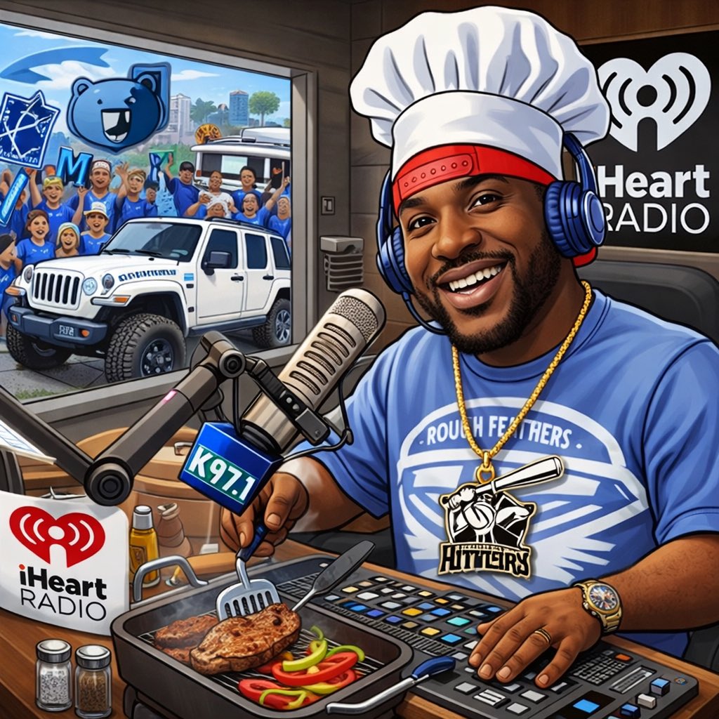 Radio by day ,  arena by night , at home chef on weekends…pretty accurate 🤞🏾