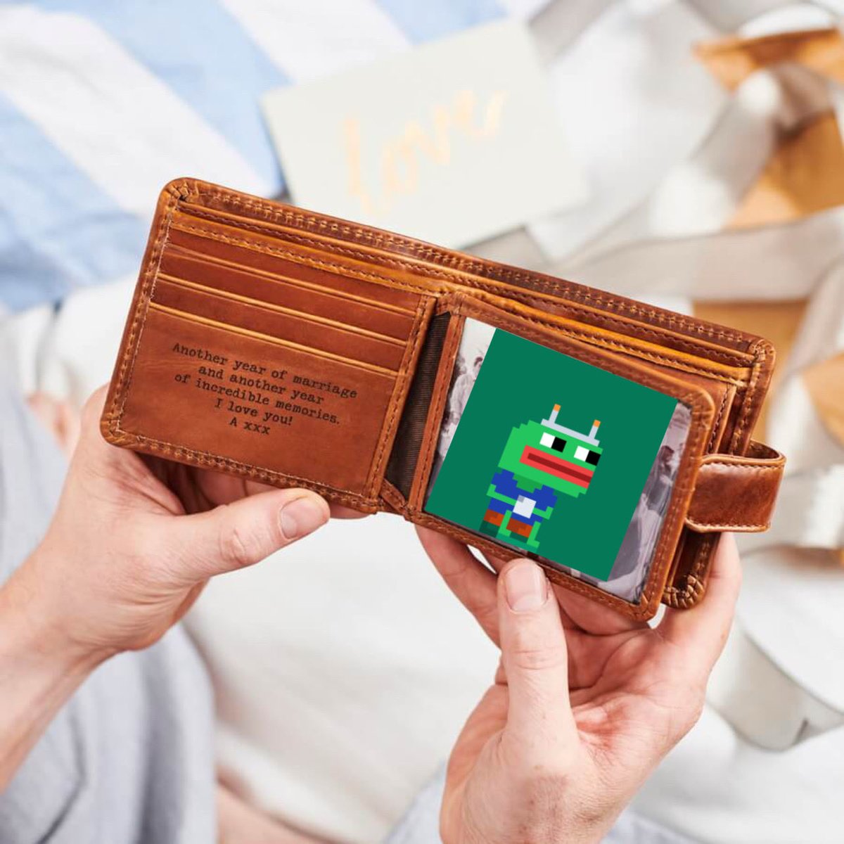 Would you like a picture of Pepe in your wallet?

Join our discord community and get a gift Pepehodls #NFT. 🎁
discord.gg/PsPmwM4EgG