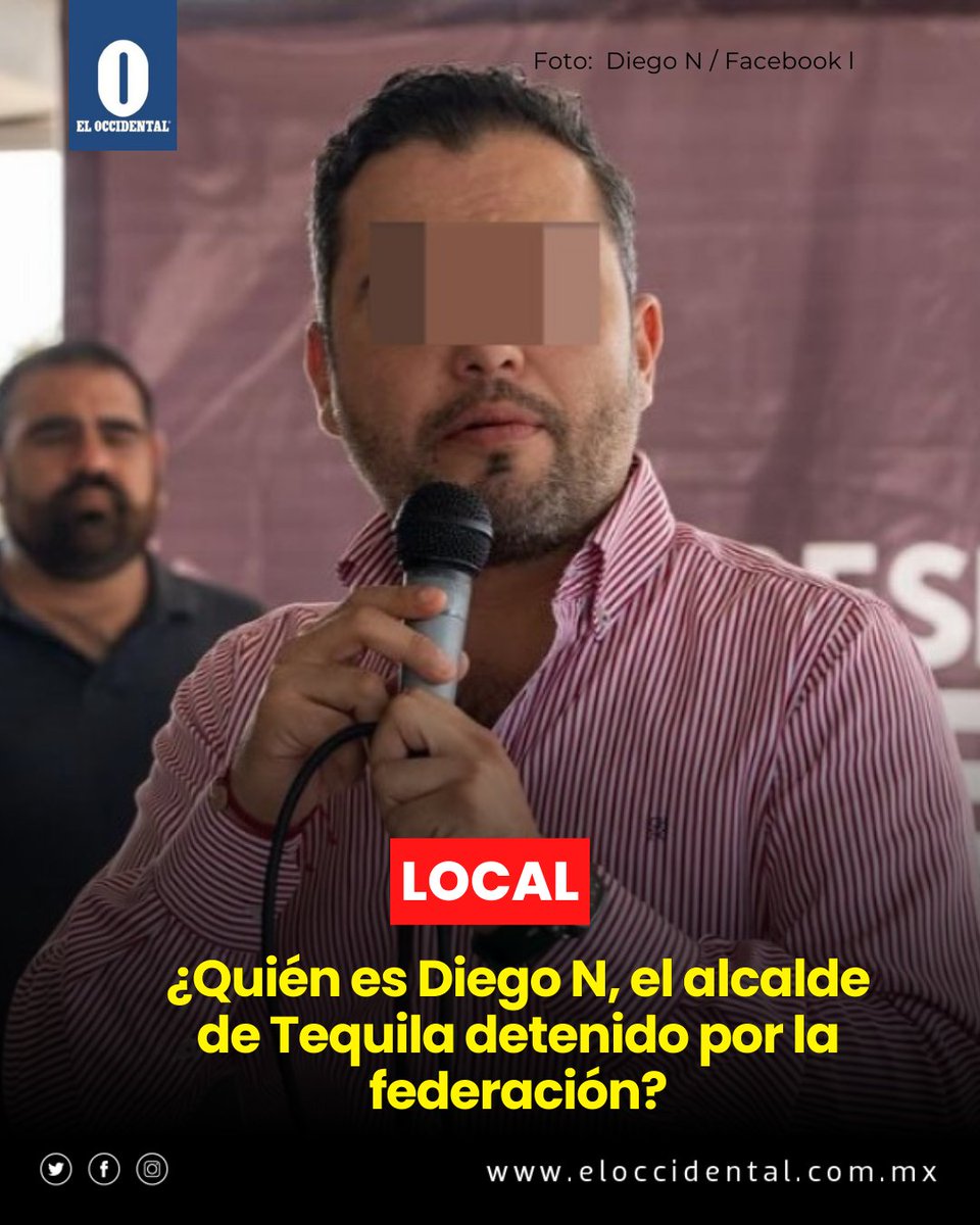 🤔🚨 ¿Quién es Diego N, el alcalde de Tequila detenido por la federación?

Desde que llegó a la alcaldía por Morena en 2024, su gestión ha estado marcada por escándalos y presuntos vínculos con el CJNG

➡️ tinyurl.com/mu9baf5p