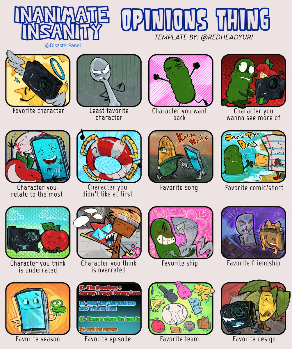 DisasterPanel's tweet photo. Silly opinions
#InanimateInsanity #OSC https://t.co/5kwuOtHyQx