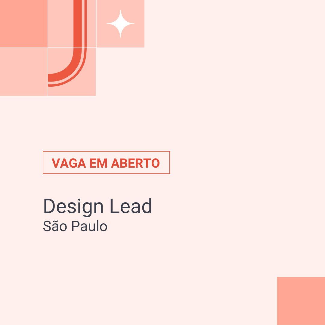 O JOTA está em busca de um(a) Design Lead para liderar o design como função estratégica em toda a empresa.
Você vai orquestrar sistemas visuais e narrativas que conectam marca, editorial, marketing, growth e eventos.

Saiba mais: bit.ly/4bEOVA4