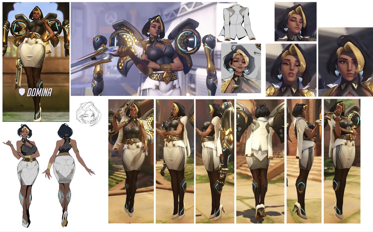 domina ref sheet i made for anypony who wants to draw her #overwatch