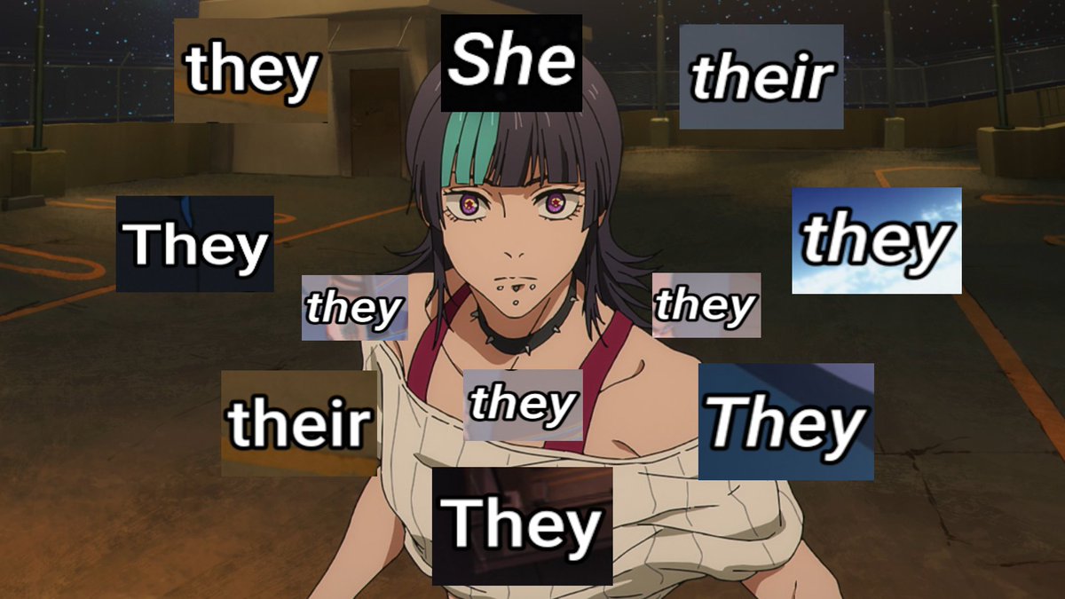 CenturyZetaZ's tweet image. The subs of today's Jujutsu Kaisen episode were absolutely vandalized by a translator who's insistent on using "they" and "she" for Kirara. We need to keep these rеtаrԁѕ from translating anime.

Hoshi Kirara is a man, and no amount of mеոtаӏ іӏӏոеѕѕ will change this fact.