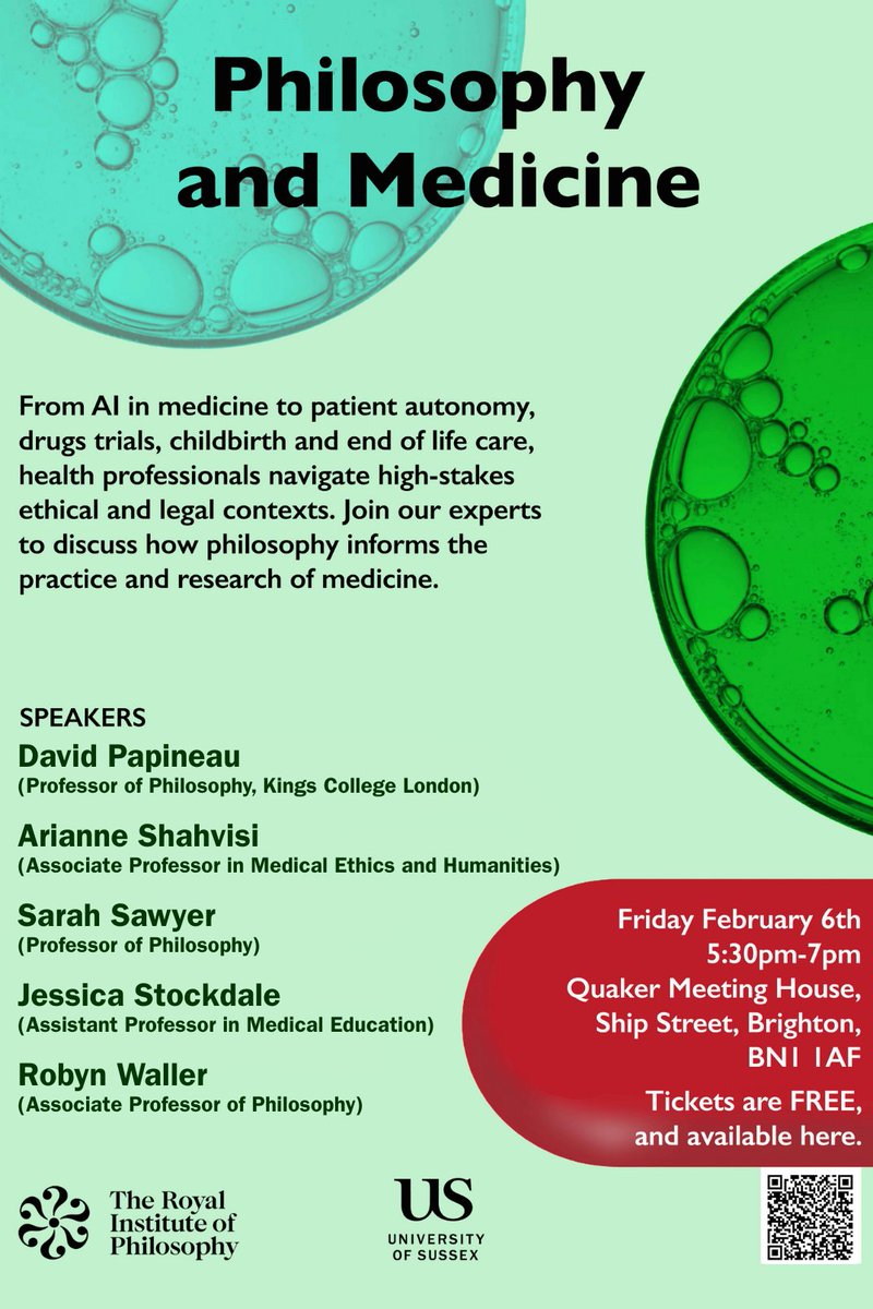 SussexPhilos's tweet photo. This is happening tomorrow! https://t.co/PYBSZIp46u