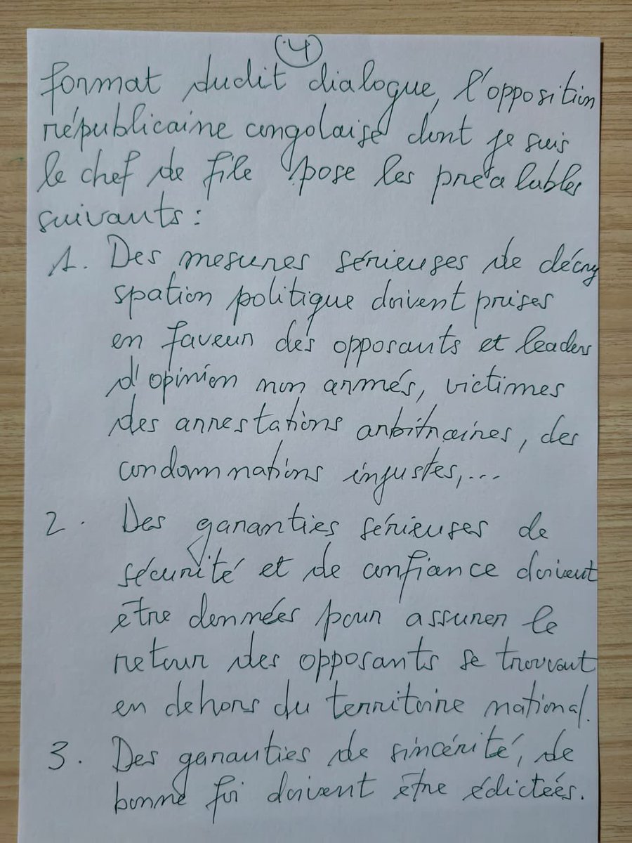 Préalables pour la tenue d'un dialogue d'après <a href="/ConstantMutamba/">Constant Mutamba</a> 👇👇