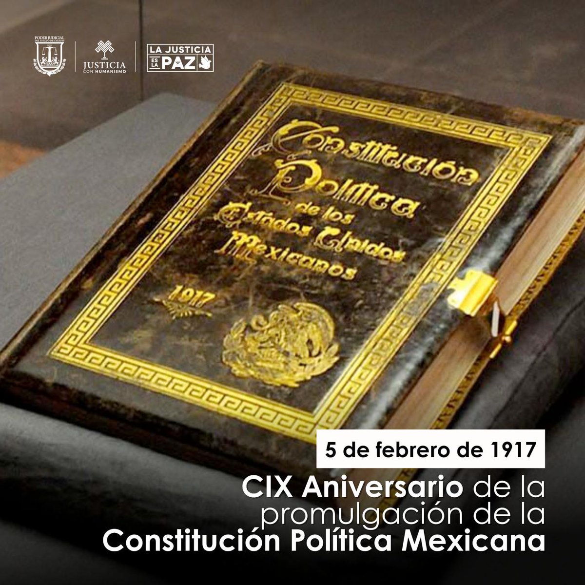 El 5 de febrero marca históricamente la promulgación de las dos principales constituciones políticas de México: la de 1857 y la de 1917. 

La Constitución de 1917 fortaleció nuestro sistema político al incluir, por primera vez en el mundo, las garantías sociales.