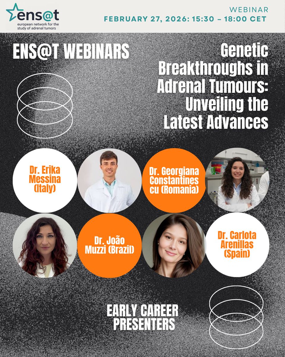 European Network for the Study of Adrenal Tumours tweet media