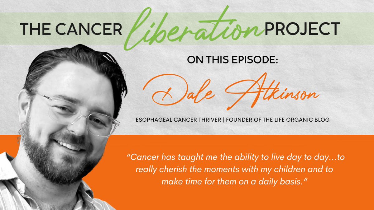 Today’s podcast is a powerful reminder that a diagnosis does not have to define your entire path forward.
 
I sit down with Dale Atkinson, who shares his remarkable journey after his diagnoses of advanced esophageal cancer. 

bit.ly/4rjxABL

#cancerliberationproject